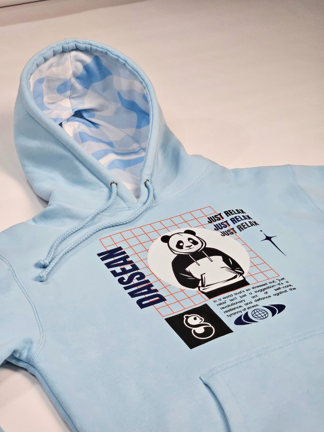 Baby Blue Heavyweight Premium Hoodie